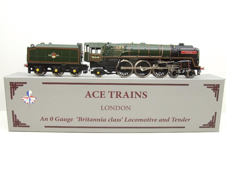Ace Trains O Gauge E27J, BR Britannia Class "Clive of India" RN 70040, Elec 2/3 Rail Bxd image 1