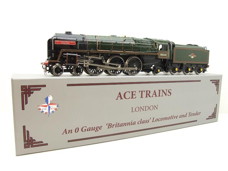 Ace Trains O Gauge E27J, BR Britannia Class "Clive of India" RN 70040, Elec 2/3 Rail Bxd image 17