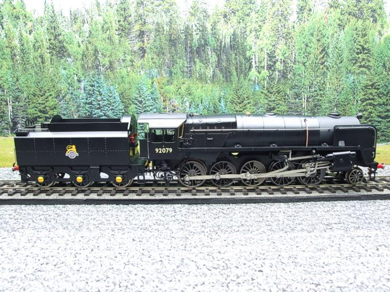 Ace Trains O Gauge E28/D1, BR 9F Loco & Tender "Unlined Gloss Satin Black" Pre 56 R/N 92079 Electric 2/3 Rail Bxd image 3