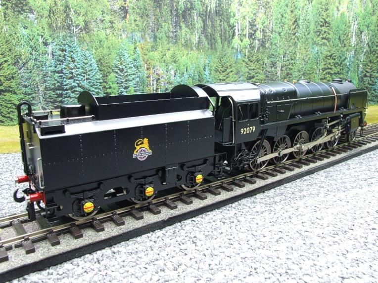 Ace Trains O Gauge E28/D1, BR 9F Loco & Tender "Unlined Gloss Satin Black" Pre 56 R/N 92079 Electric 2/3 Rail Bxd image 11