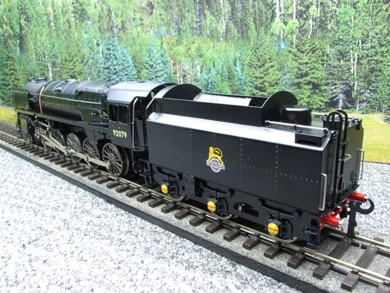 Ace Trains O Gauge E28/D1, BR 9F Loco & Tender "Unlined Gloss Satin Black" Pre 56 R/N 92079 Electric 2/3 Rail Bxd image 19