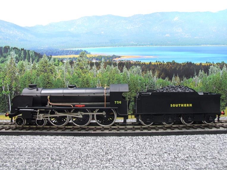 ACE Trains O Gauge E/34-D1 Bulleid SR Wartime Satin Black 4-6-0 "King Arthur" 453 Elec 2/3 Rail Boxed image 18