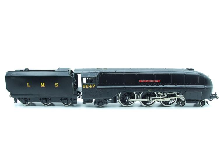 Ace Trains O Gauge E12C1 Streamlined Coronation Pacific LMS Wartime Satin Black "City of Liverpool" R/N 6247 Bxd image 4