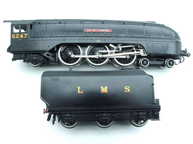 Ace Trains O Gauge E12C1 Streamlined Coronation Pacific LMS Wartime Satin Black "City of Liverpool" R/N 6247 Bxd image 5