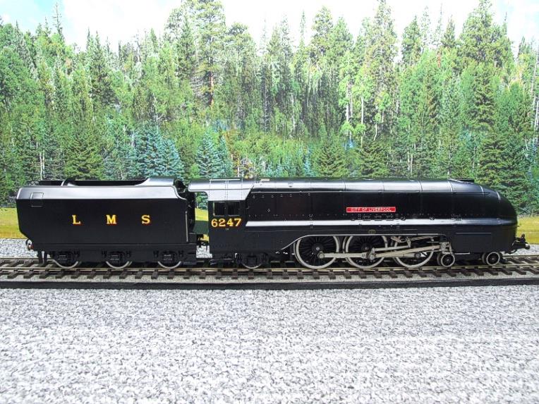 Ace Trains O Gauge E12C1 Streamlined Coronation Pacific LMS Wartime Satin Black "City of Liverpool" R/N 6247 Bxd image 9