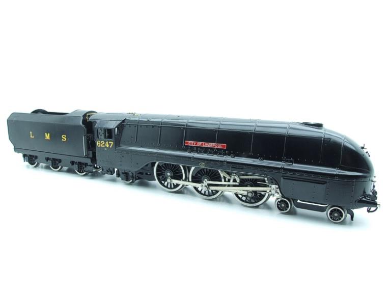 Ace Trains O Gauge E12C1 Streamlined Coronation Pacific LMS Wartime Satin Black "City of Liverpool" R/N 6247 Bxd image 12