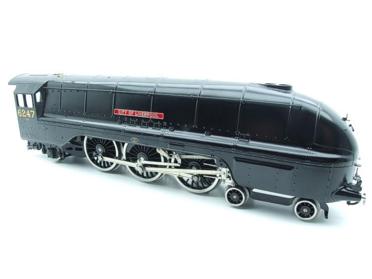 Ace Trains O Gauge E12C1 Streamlined Coronation Pacific LMS Wartime Satin Black "City of Liverpool" R/N 6247 Bxd image 15