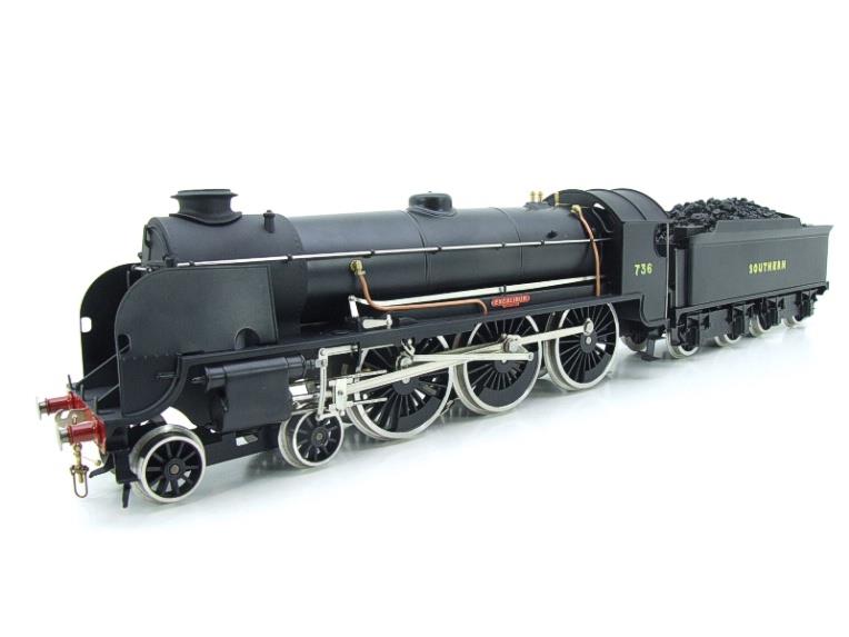 ACE Trains O Gauge E/34-D1 Bulleid SR Wartime Satin Black 4-6-0 "Excalibur" 736 Elec 2/3 Rail Boxed image 8