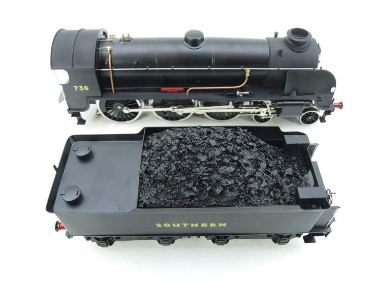 ACE Trains O Gauge E/34-D1 Bulleid SR Wartime Satin Black 4-6-0 "Excalibur" 736 Elec 2/3 Rail Boxed image 14