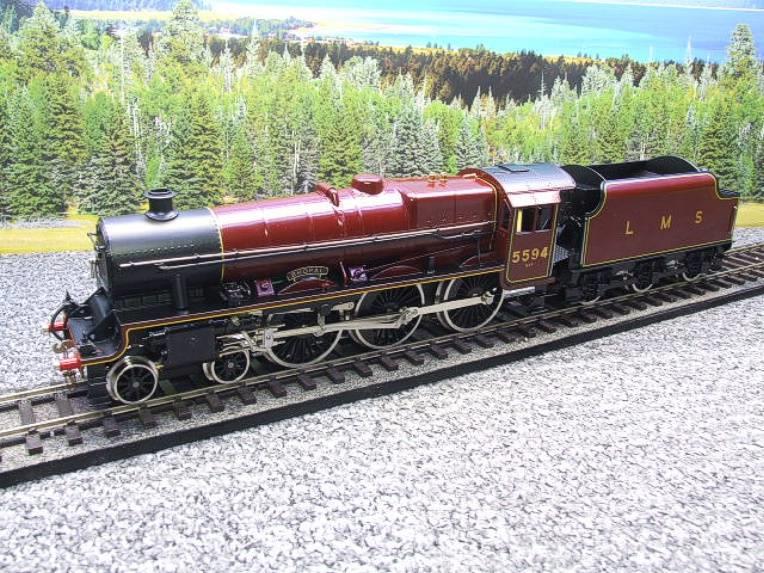 Ace Trains O Gauge E18C8 LMS Maroon Loco & Tender "Bhopal" R/N 5594 Elec 2/3 Rail BNB image 3
