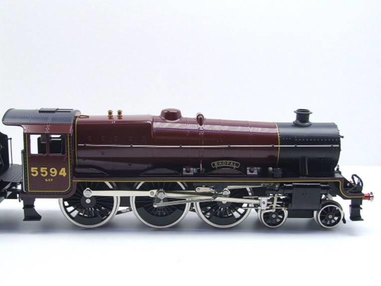 Ace Trains O Gauge E18C8 LMS Maroon Loco & Tender "Bhopal" R/N 5594 Elec 2/3 Rail BNB image 6