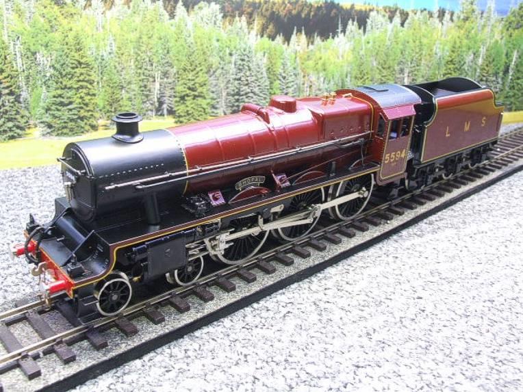 Ace Trains O Gauge E18C8 LMS Maroon Loco & Tender "Bhopal" R/N 5594 Elec 2/3 Rail BNB image 10