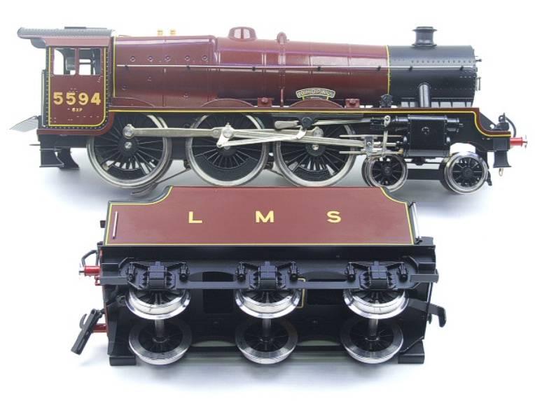 Ace Trains O Gauge E18C8 LMS Maroon Loco & Tender "Bhopal" R/N 5594 Elec 2/3 Rail BNB image 14