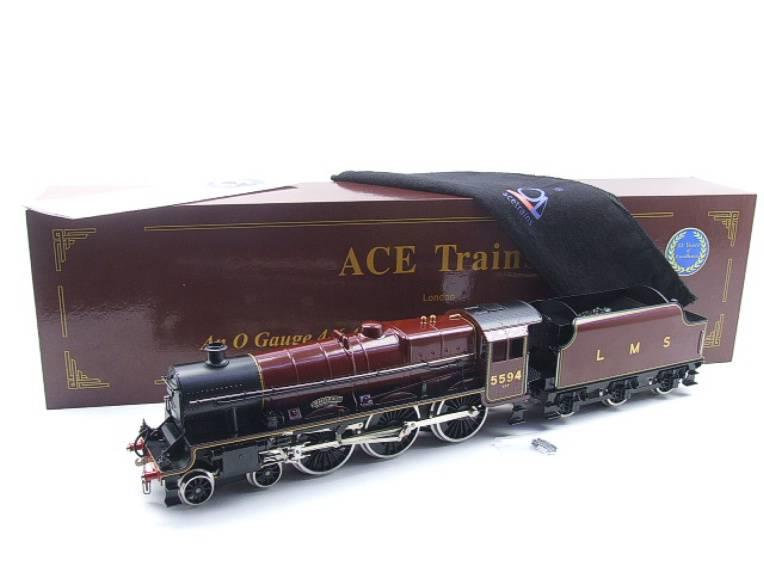 Ace Trains O Gauge E18C8 LMS Maroon Loco & Tender "Bhopal" R/N 5594 Elec 2/3 Rail BNB image 22