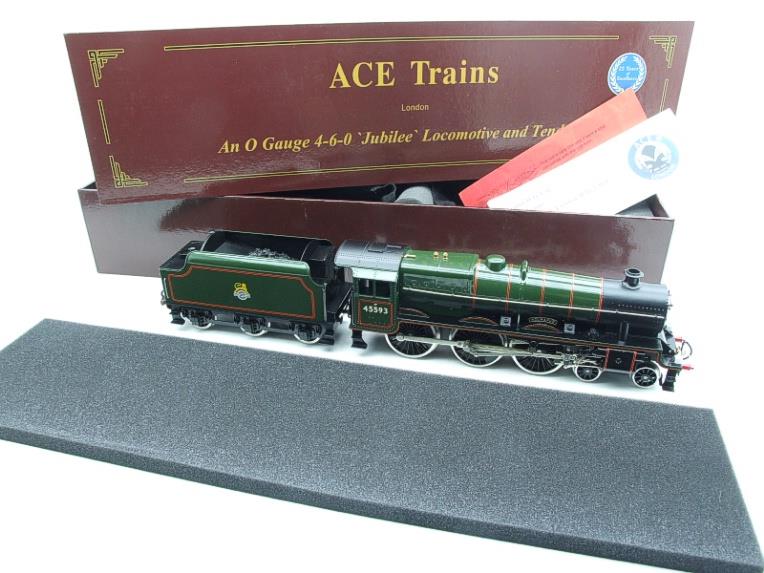 Ace Trains O Gauge E18D2, BR Green Jubilee Class Loco & Tender "Leander" R/N 45690, Elec 2/3 Rail image 22
