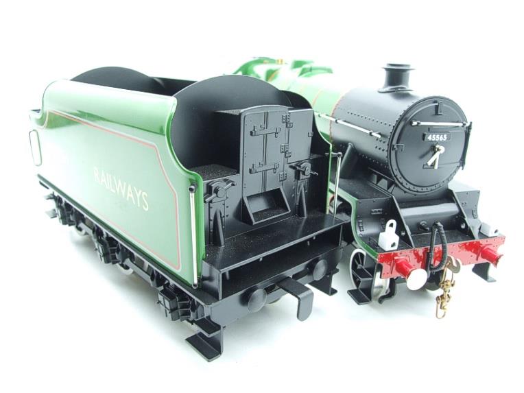 Ace Trains O Gauge E18/B Jubilee Class Loco & Tender BR Gloss Lined Apple Green "Victoria" R/N 45565 Electric 2/3 Rail Bxd image 10