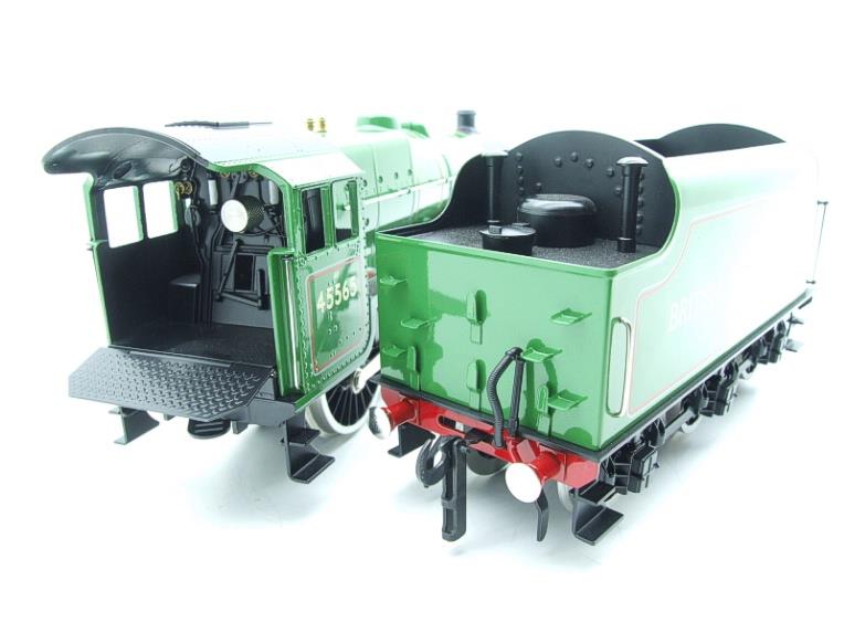 Ace Trains O Gauge E18/B Jubilee Class Loco & Tender BR Gloss Lined Apple Green "Victoria" R/N 45565 Electric 2/3 Rail Bxd image 11