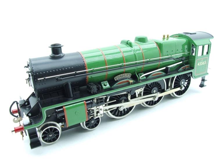 Ace Trains O Gauge E18/B Jubilee Class Loco & Tender BR Gloss Lined Apple Green "Victoria" R/N 45565 Electric 2/3 Rail Bxd image 16