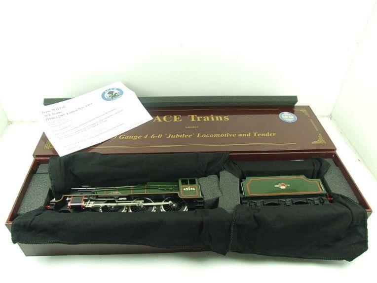Ace Trains O Gauge E18/E1 BR Green Jubilee Class Loco & Tender "Bahamas" R/N 45596 Electric 2/3 Rail Dbl Chimney Boxed image 21