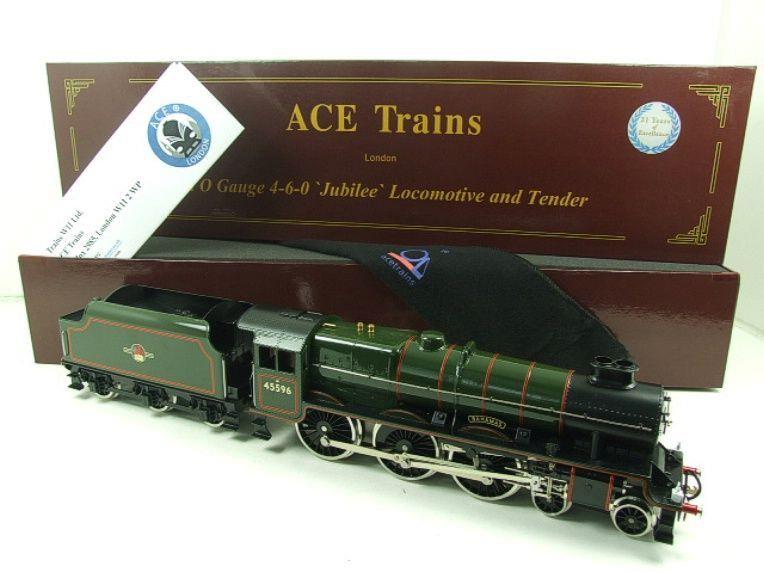 Ace Trains O Gauge E18/E1 BR Green Jubilee Class Loco & Tender "Bahamas" R/N 45596 Electric 2/3 Rail Dbl Chimney Boxed image 22
