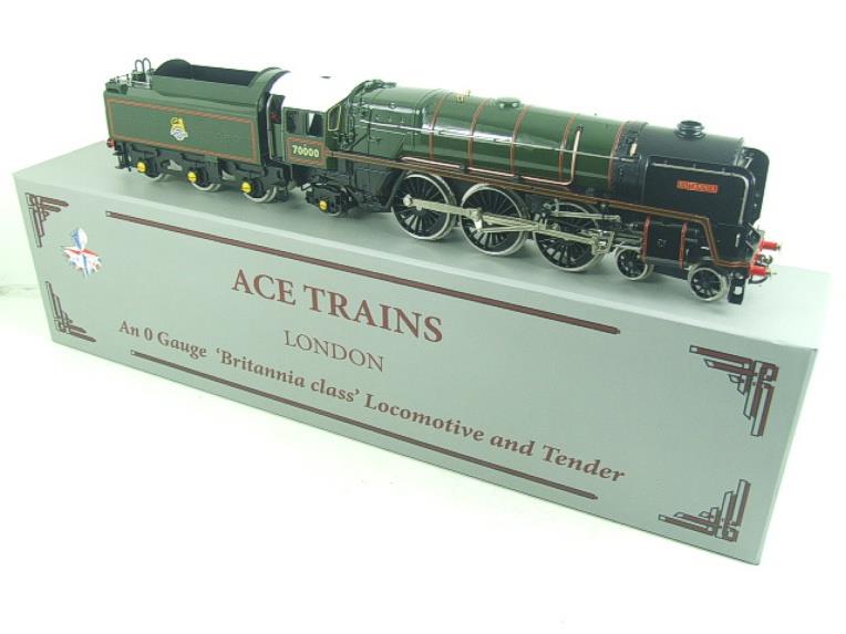 Ace Trains O Gauge E27B2 BR Britannia Class "Britannia" R/N 70000 White Cab Roof Ed Elec 2/3 Rail image 2