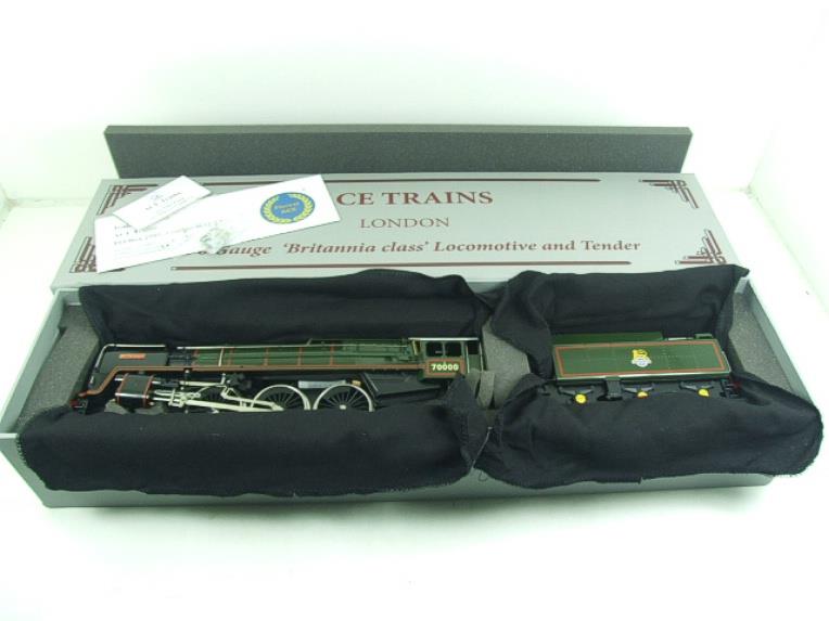 Ace Trains O Gauge E27B2 BR Britannia Class "Britannia" R/N 70000 White Cab Roof Ed Elec 2/3 Rail image 20