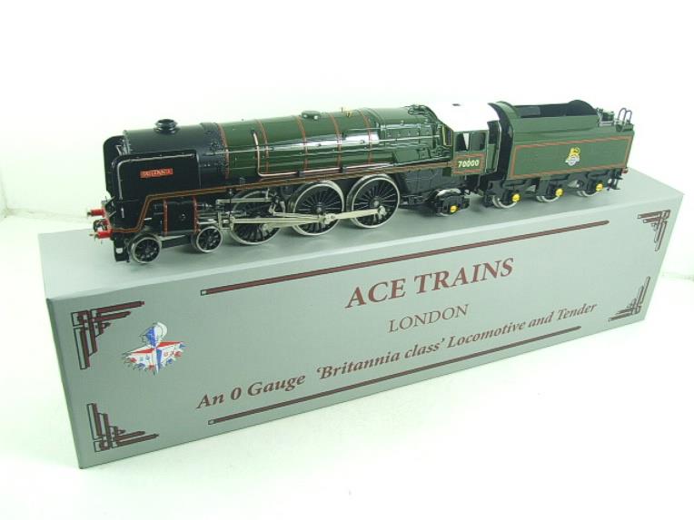 Ace Trains O Gauge E27B2 BR Britannia Class "Britannia" R/N 70000 White Cab Roof Ed Elec 2/3 Rail image 22