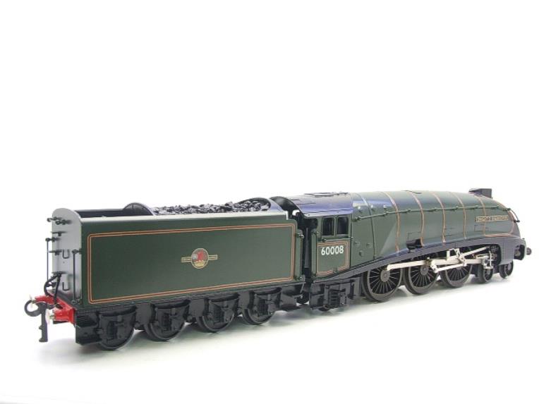 Seven Mills O Gauge BR Green A4 Pacific "Union of South Africa" Loco & Tender R/N 60009 Elec 2/3 Rail Bxd image 19