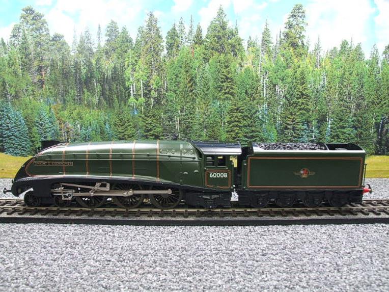 Seven Mills O Gauge BR Green A4 Pacific "Union of South Africa" Loco & Tender R/N 60009 Elec 2/3 Rail Bxd image 21