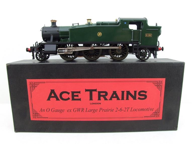 Ace Trains O Gauge E/29B GWR " Shirtbutton" Green 2-6-2 Prairie Tank Loco R/N 5199 Electric 2/3 Rail image 1