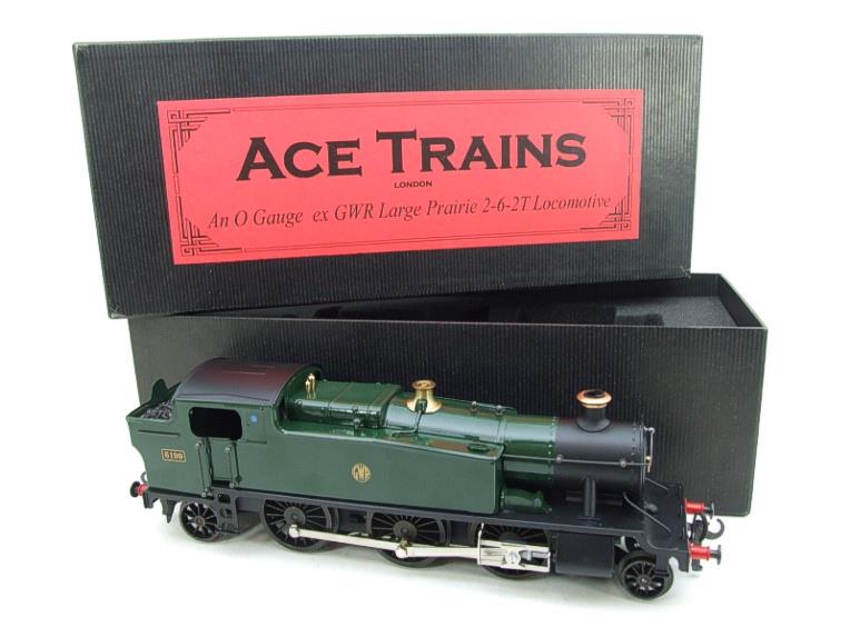 Ace Trains O Gauge E/29B GWR " Shirtbutton" Green 2-6-2 Prairie Tank Loco R/N 5199 Electric 2/3 Rail image 2