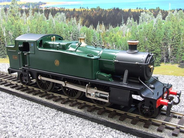 Ace Trains O Gauge E/29B GWR " Shirtbutton" Green 2-6-2 Prairie Tank Loco R/N 5199 Electric 2/3 Rail image 8