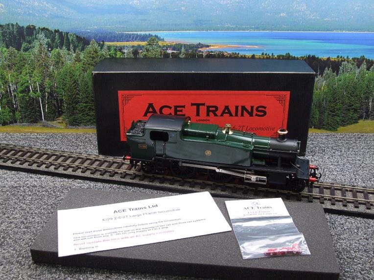 Ace Trains O Gauge E/29B GWR " Shirtbutton" Green 2-6-2 Prairie Tank Loco R/N 5199 Electric 2/3 Rail image 21