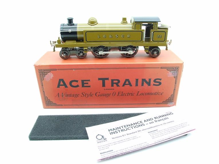Ace Trains O Gauge E/2 "LB & SCR" Beown, 4-4-2 Tank Loco R/N 22 Electric 3 Rail Boxed **White Roof Version** image 1