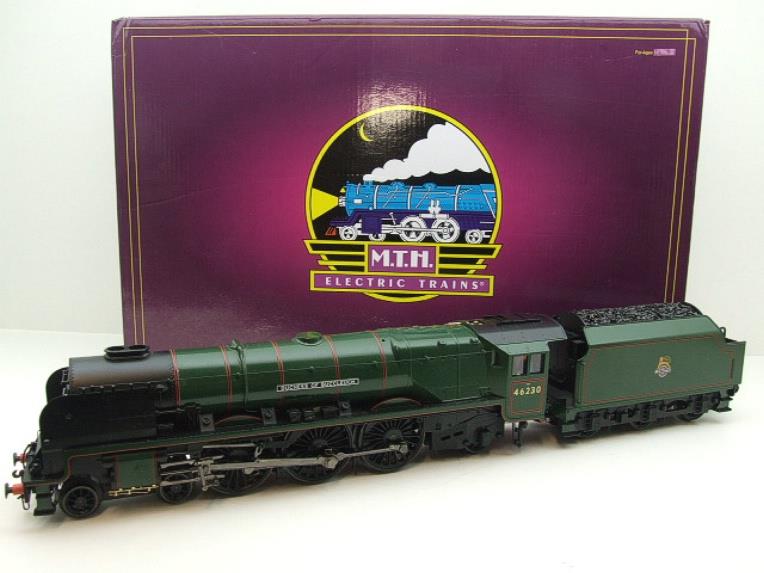 MTH O Gauge No.20-3367-1 BR Green 4-6-2 "Duchess of Buccleuch" RN 46230 Elec 2/3 Rail Bxd image 22