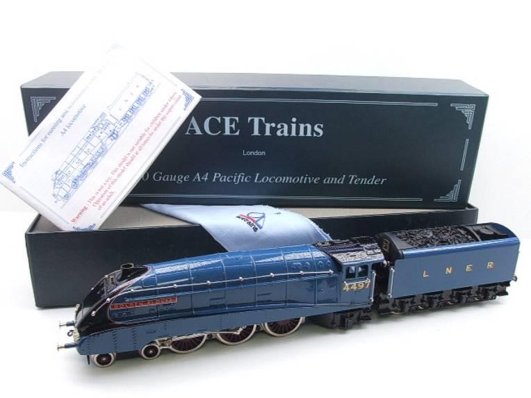 Ace Trains O Gauge E4, A4 Pacific LNER Blue "Golden Plover", R/N 4497 Electric 3 Rail Boxed image 22