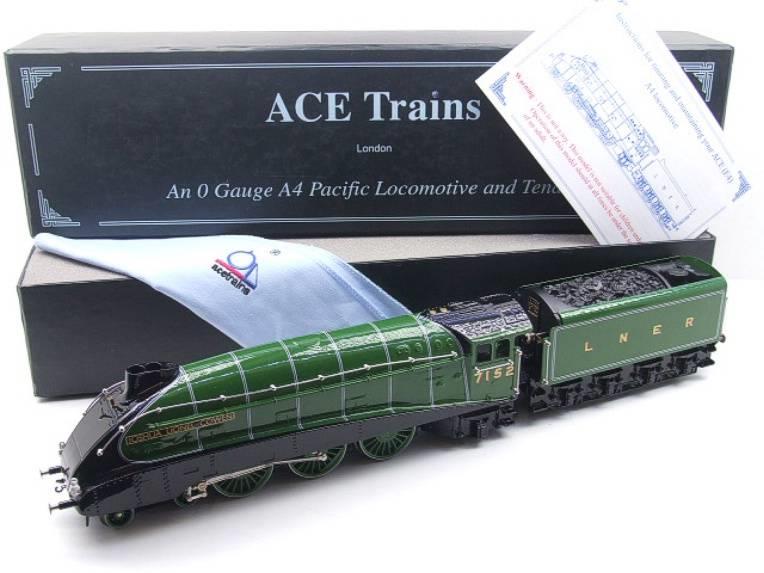 Ace Trains O Gauge E4, A4 Pacific LNER Green "Stanley Beeson" R/N 7145, Electric 3 Rail Boxed image 20