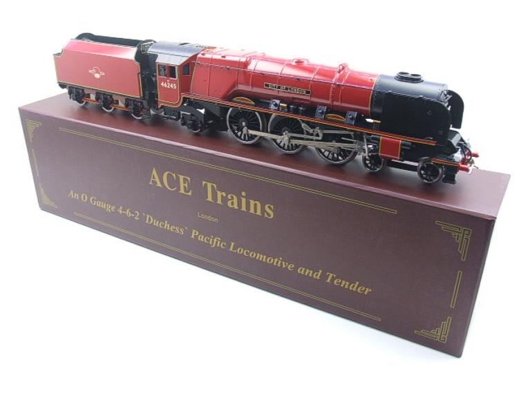 Ace Trains O Gauge E/12 BR Red Duchess Pacific "City Of London" RN 46245 Electric 2/3 Rail Bxd image 4