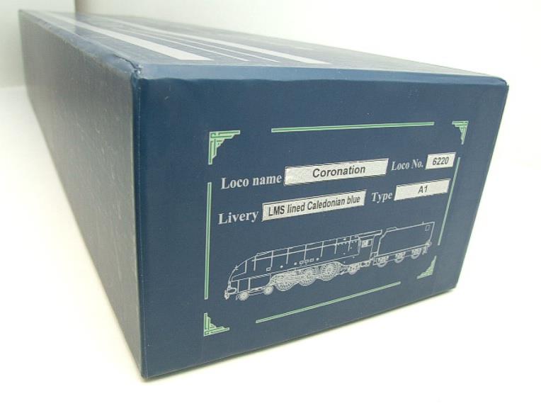 Ace Trains O Gauge E12A1, LMS, Blue, Coronation Pacific "Coronation" R/N 6220, Metal, Electric, 2/3 Rail, N/NEW Bxd image 17