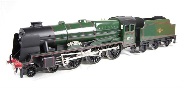 Bassett Lowke O Gauge BL99041 BR Late Crest Re-built Patriot Class "Total Broadhurst" R/N 45534 Bxd 2/3 Rail image 1
