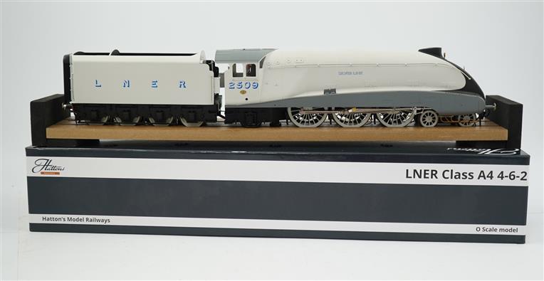 Hattons O Gauge H7-A4-001 Class A4 Pacific LNER Silver Pre-War "Silverlink" R/N 2509 Electric 2 Rail Boxed image 1