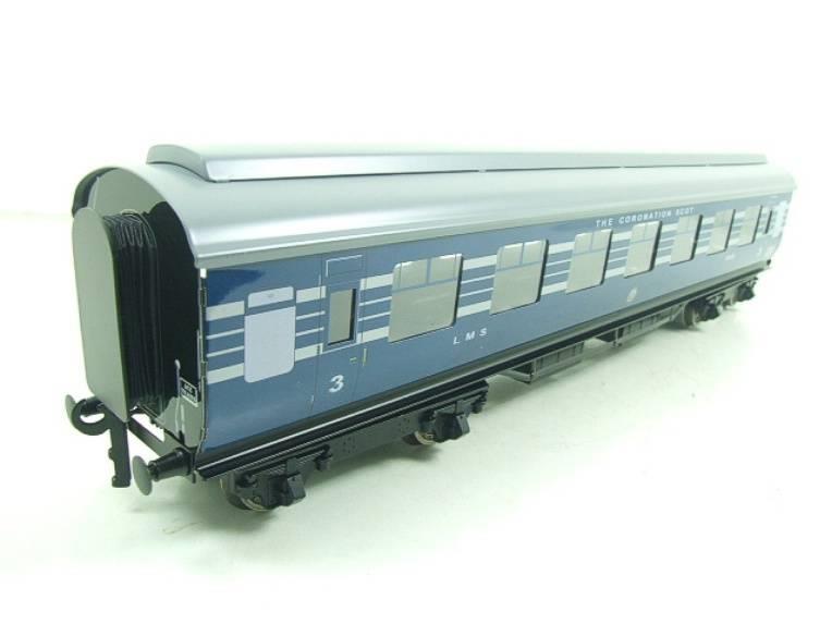 Ace Trains O Gauge C/20-B LMS Blue Coronation Scot x3 Coaches 2/3 Rail, Metal ,Set B Bxd image 5