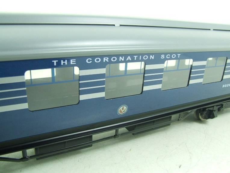 Ace Trains O Gauge C/20-B LMS Blue Coronation Scot x3 Coaches 2/3 Rail, Metal ,Set B Bxd image 8