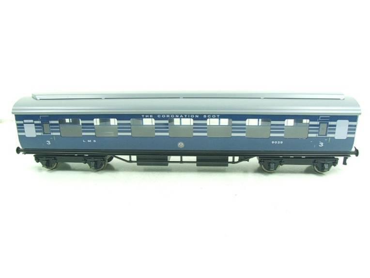 Ace Trains O Gauge C/20-B LMS Blue Coronation Scot x3 Coaches 2/3 Rail, Metal ,Set B Bxd image 9