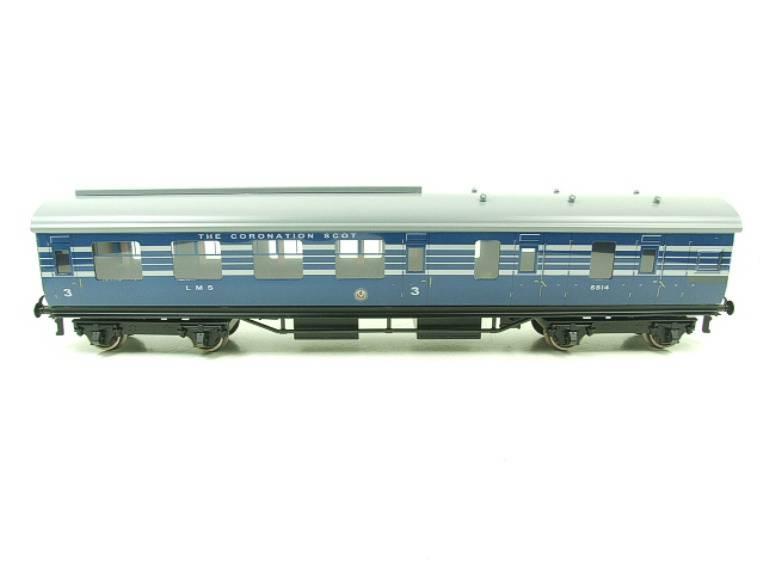 Ace Trains O Gauge C/20-B LMS Blue Coronation Scot x3 Coaches 2/3 Rail, Metal ,Set B Bxd image 13