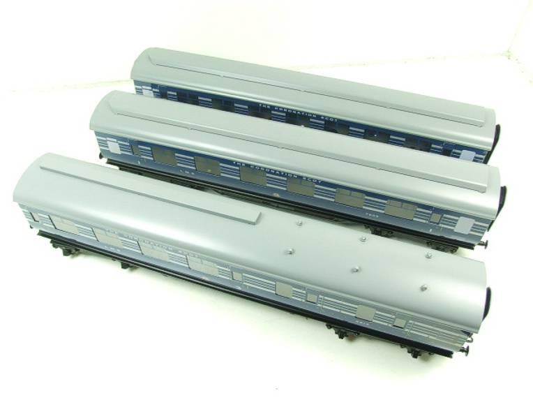 Ace Trains O Gauge C/20-B LMS Blue Coronation Scot x3 Coaches 2/3 Rail, Metal ,Set B Bxd image 16