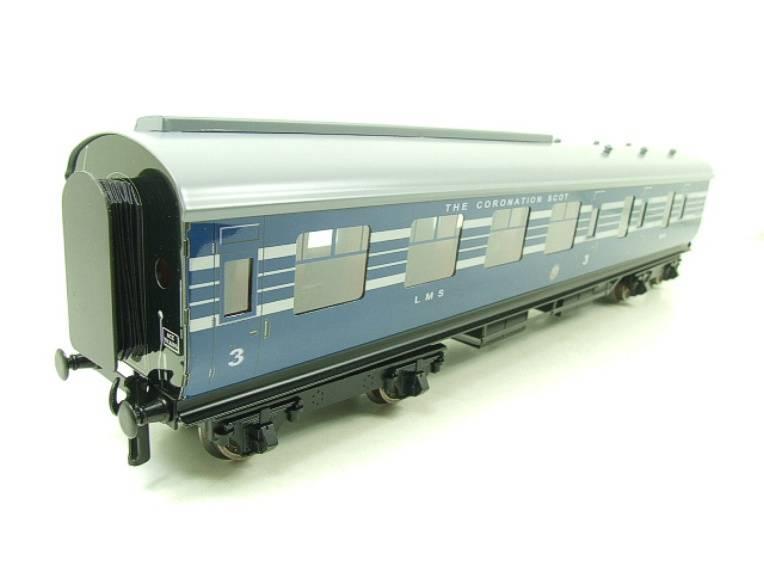 Ace Trains O Gauge C/20-B LMS Blue Coronation Scot x3 Coaches 2/3 Rail, Metal ,Set B Bxd image 17
