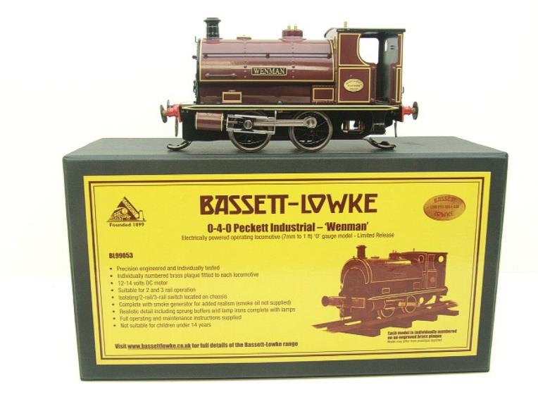 Bassett Lowke O Gauge BL99053 Peckett Saddle Tank Loco "Wenman" Electric 2/3 Rail Bxd image 1