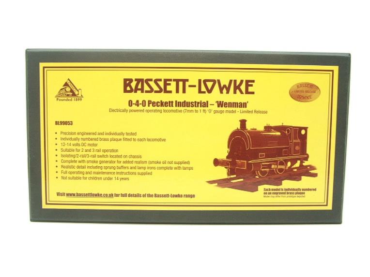 Bassett Lowke O Gauge BL99053 Peckett Saddle Tank Loco "Wenman" Electric 2/3 Rail Bxd image 12