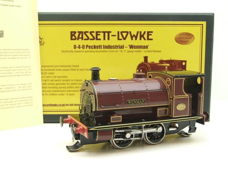 Bassett Lowke O Gauge BL99053 Peckett Saddle Tank Loco "Wenman" Electric 2/3 Rail Bxd image 15